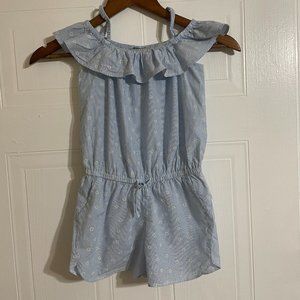 United Colors of Benetton Blue Pinstripe Kids Daisy Dress